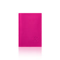 Fuchsia: Fuchsia Italian leather passport and card holder, handmade in Italy | MERLEORA